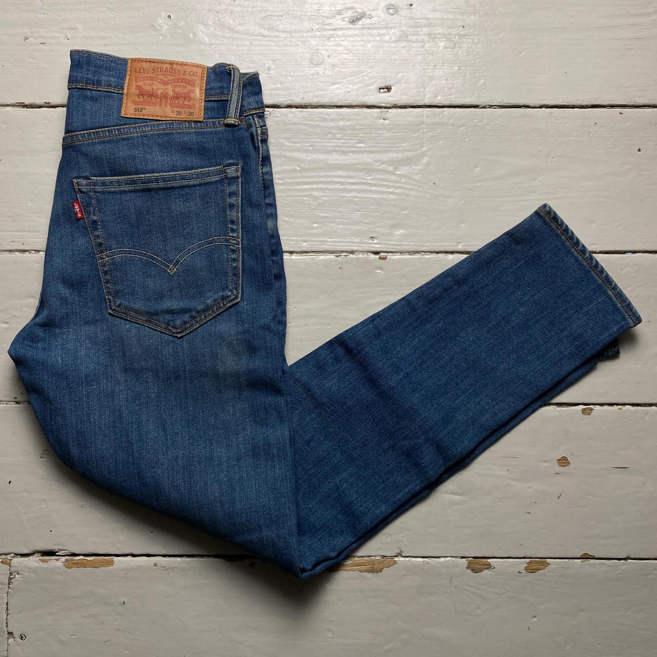 Levis 512 Navy Slim Jeans