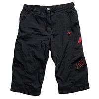 Nike AIR Vintage Black and Red Cargo Shorts (L)