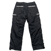 GAP Vintage Reflective Utility Black Cargo Trousers (M)