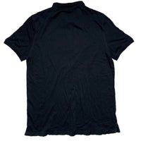 All Saints Black and Grey Polo Shirt (2XL)