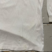 Paco Vintage White Turtle Neck Long Sleeve Jumper (M)