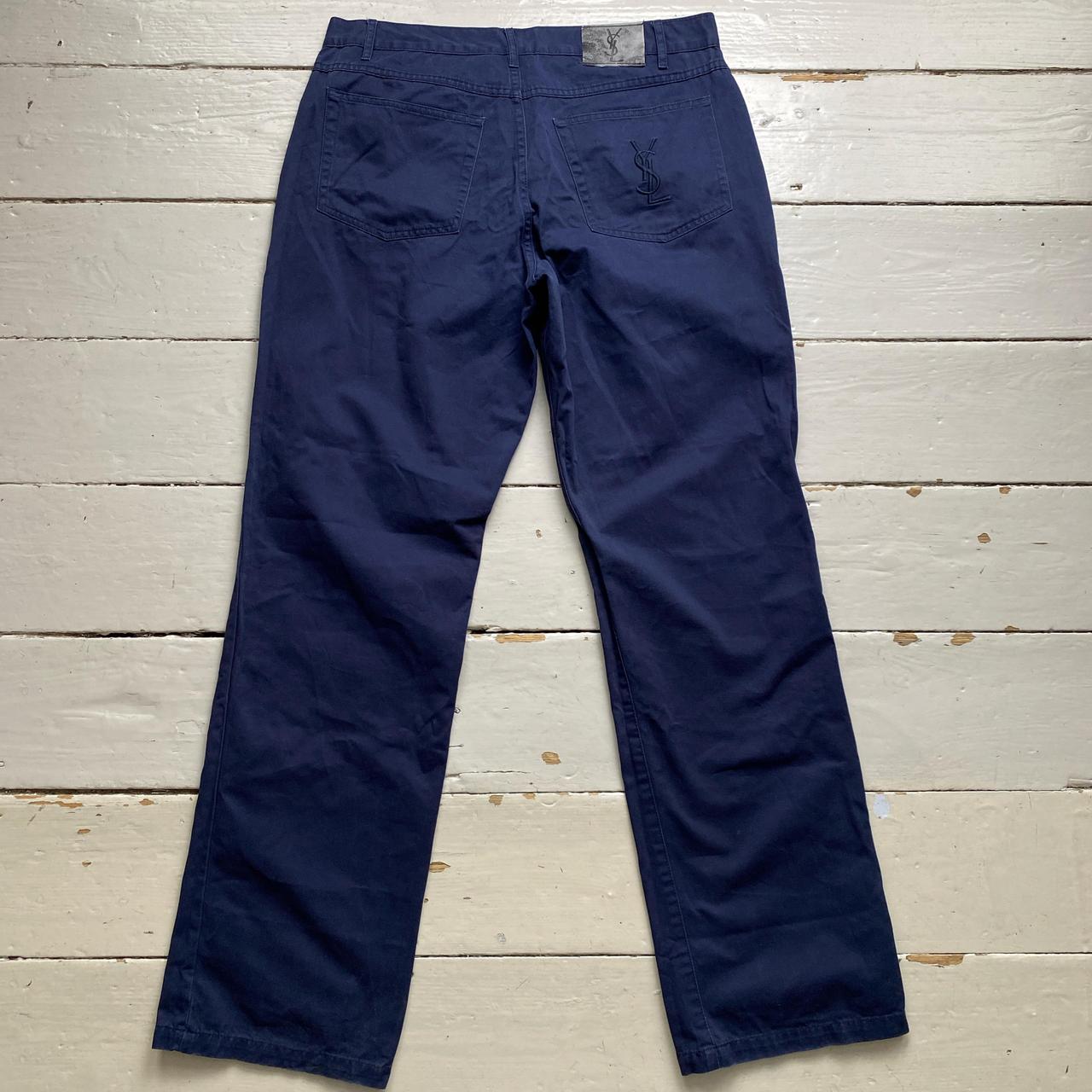 Yves Saint Laurent Vintage YSL Navy Jean Trousers