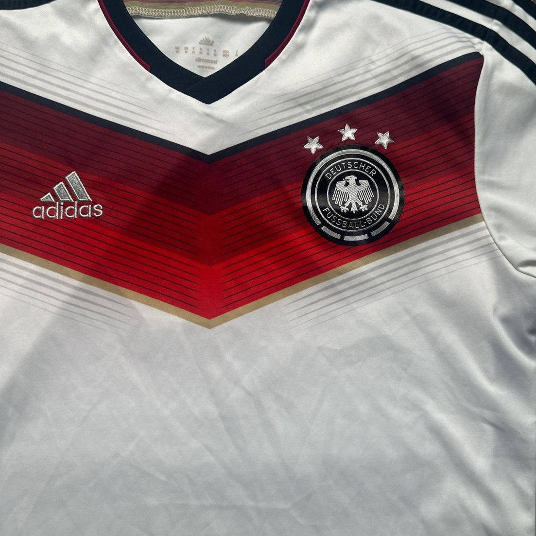 Germany Adidas Climacool White Football Jersey (M)