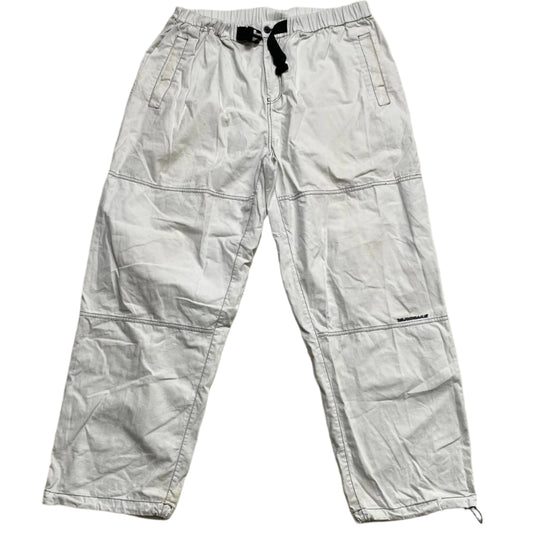 Yardsale Skateboards White and Black Cargo Skateboard Trousers (XL)