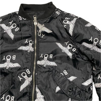 BOY London Black and White Bomber Jacket (XS)