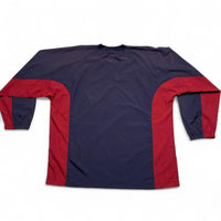 Nike Football Vintage 90’s Navy and Red Shell Windbreaker Track Top Jumper (2XL)