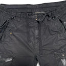 Armani Exchange Vintage Black Baggy Cargo Trousers