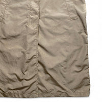 Fendi Roma Womens Leopard Interior Vintage 90’s Cream Beige Lightweight Trench Coat (L)