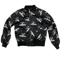 BOY London Black and White Bomber Jacket (XS)