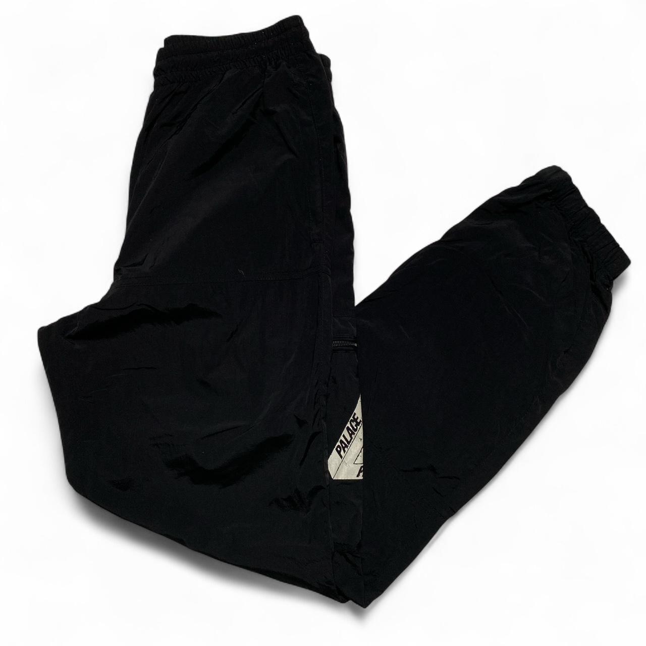Palace Black and White Shell Trackpant Bottoms
