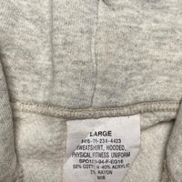Grey Vintage 90’s Army USA Military Grey and Black Hoodie (L)
