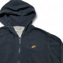 Nike Black and Gold Swoosh Hoodie (L)