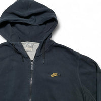 Nike Black and Gold Swoosh Hoodie (L)