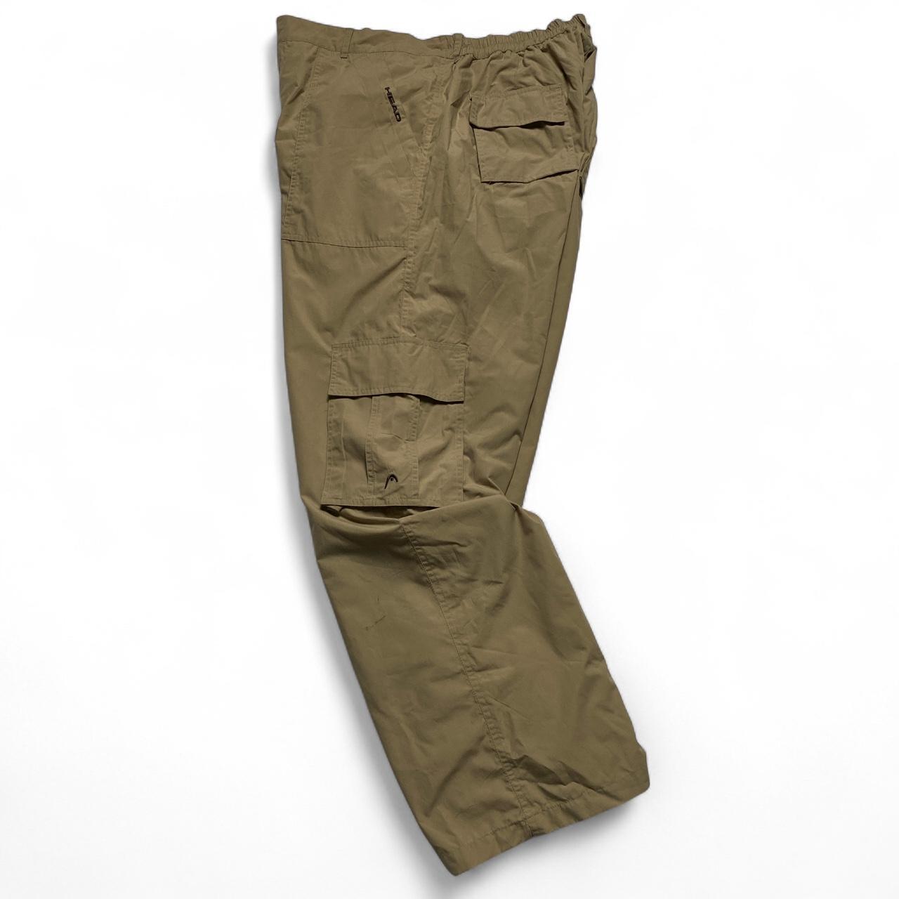 Head Tennis Vintage Trackpant Cargo Shell Bottoms Tan