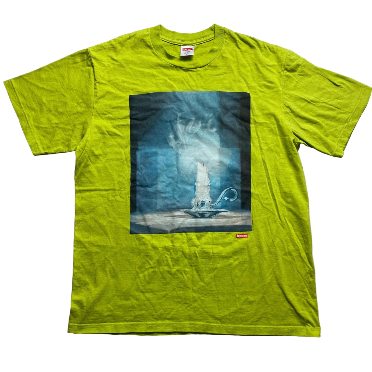 Supreme Fuck Candle Smoke Green T Shirt (M)