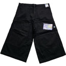 Criminal Damage Vintage Baggy Black Jort Jean Shorts (36W)