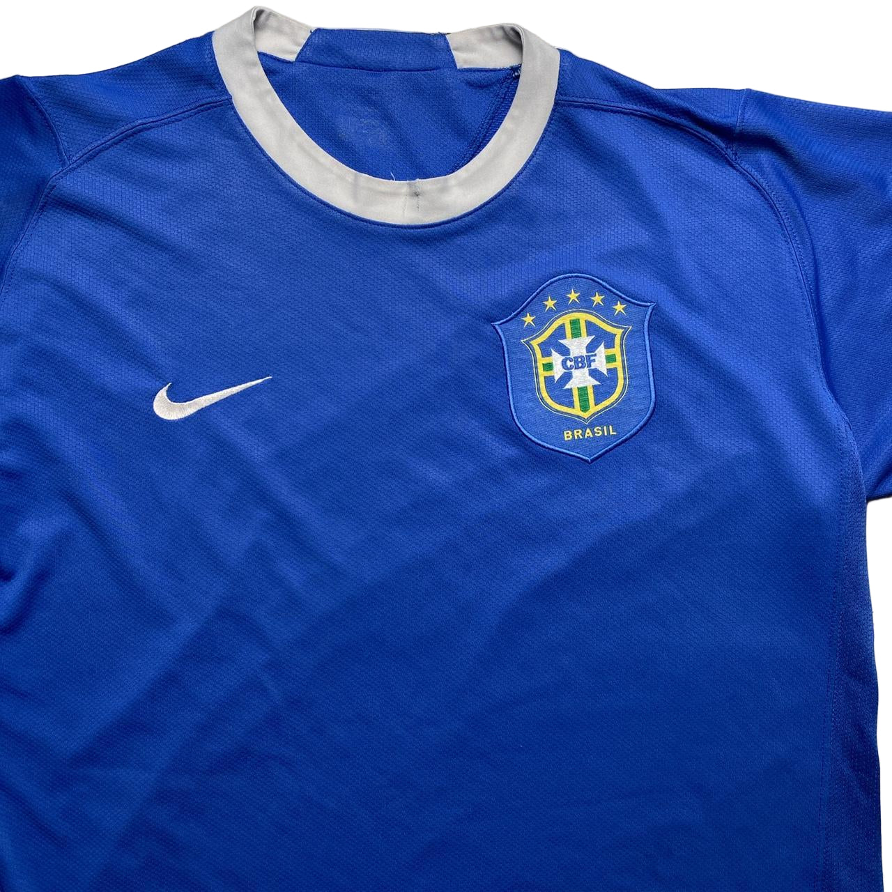 Brazil Nike 2002 Football Blue Jersey (M)