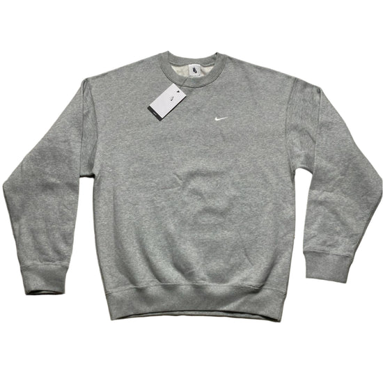 Nike Lab Grey and White Swoosh Crewneck Jumper (S)