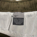 Nike Hexi Khaki Red and White Swoosh Vintage y2k Shorts (M)