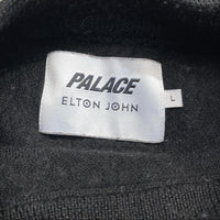 Palace Elton John Wool Black and White Jumper (S)