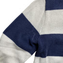 Polo Ralph Lauren Navy and White Stripe Quarter Zip Jumper (S)