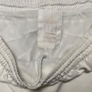Adidas Climalite Vintage y2k Shell Trackpant Shorts White and Silver (L)
