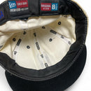 NBA New Era Black White and Red Fitted Cap