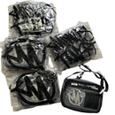 Minus Two Black and Grey Embroidery Pouch Small Messenger Bag