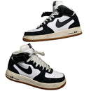 Nike Air Force 1 Mid Vintage Black and White (UK 9)