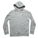 Levis Grey and Red Logo Hoodie (S)