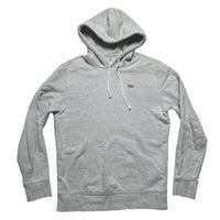 Levis Grey and Red Logo Hoodie (S)