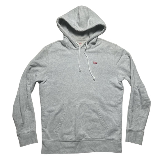 Levis Grey and Red Logo Hoodie (S)