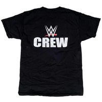 WWE Crew Wrestling T Shirt Black and White (L)