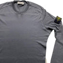 Stone Island Grey Long Sleeve T Shirt (M)