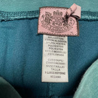 Juicy Couture Green Baggy Y2K Velour Womens Velvet Bottoms (XL)