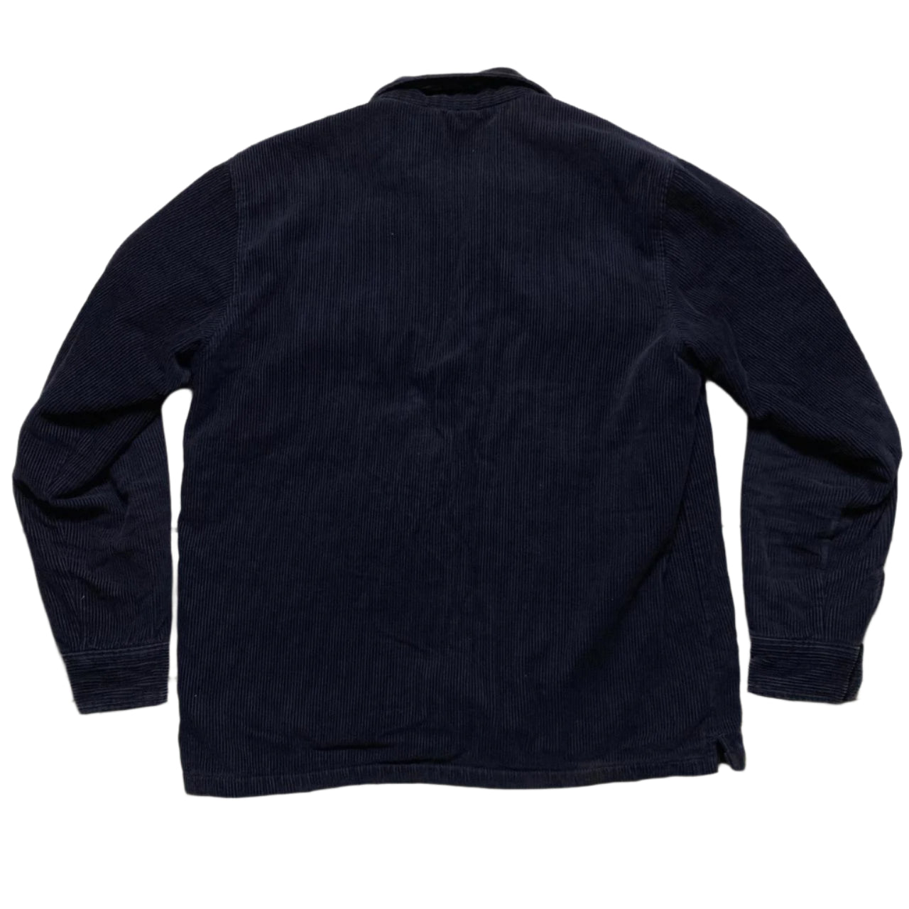 Carhartt Whitsome Shirt Jacket Navy Corduroy Button Up Quilted Jacket (M)