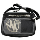 Minus Two Black and Grey Embroidery Pouch Small Messenger Bag
