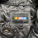 Nascar Tony Stewart 14 Office Depot Black Red and White Vintage Leather Racing Jacket (XL)