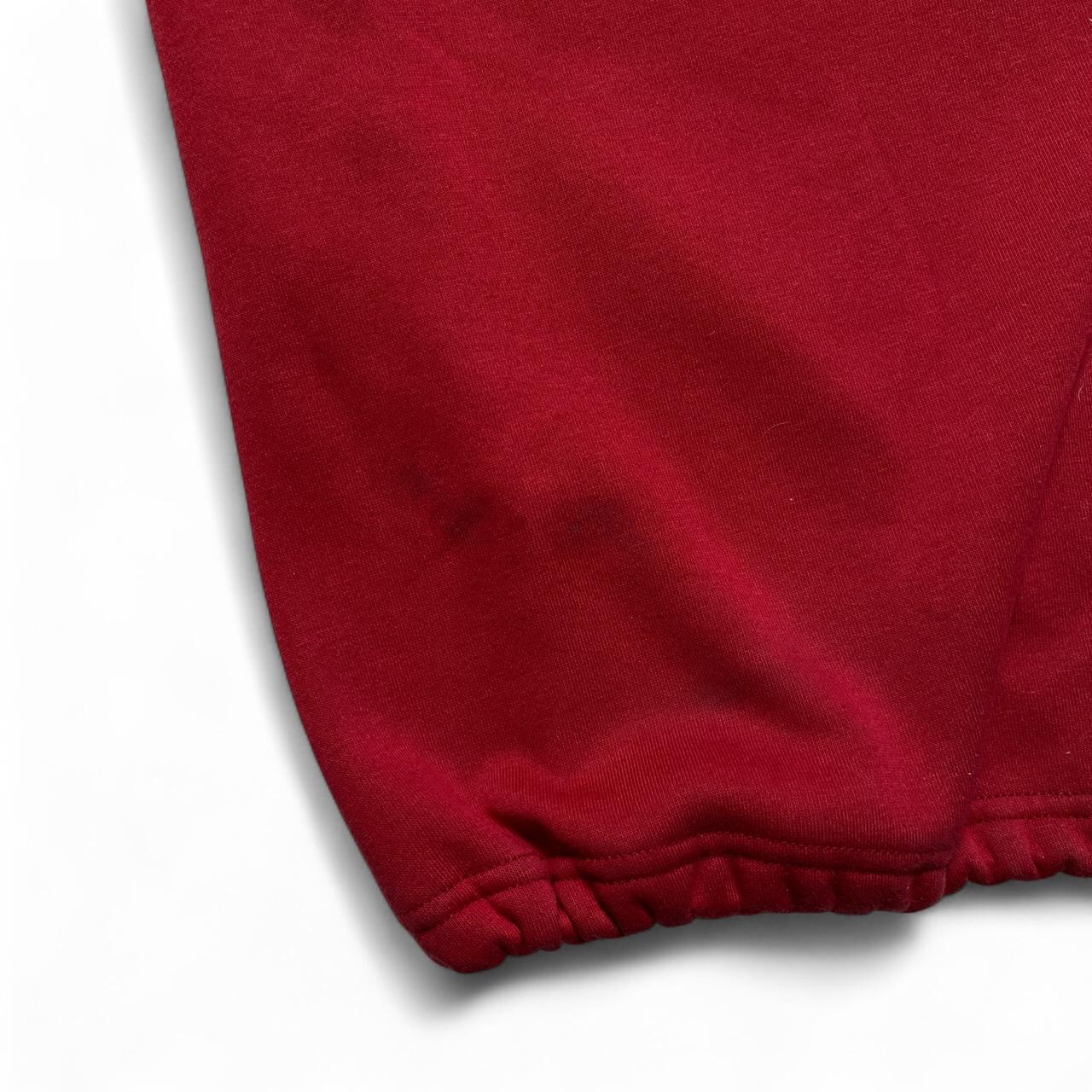 Fair Focus Red and White Baggy Flame Print Joggers (M)