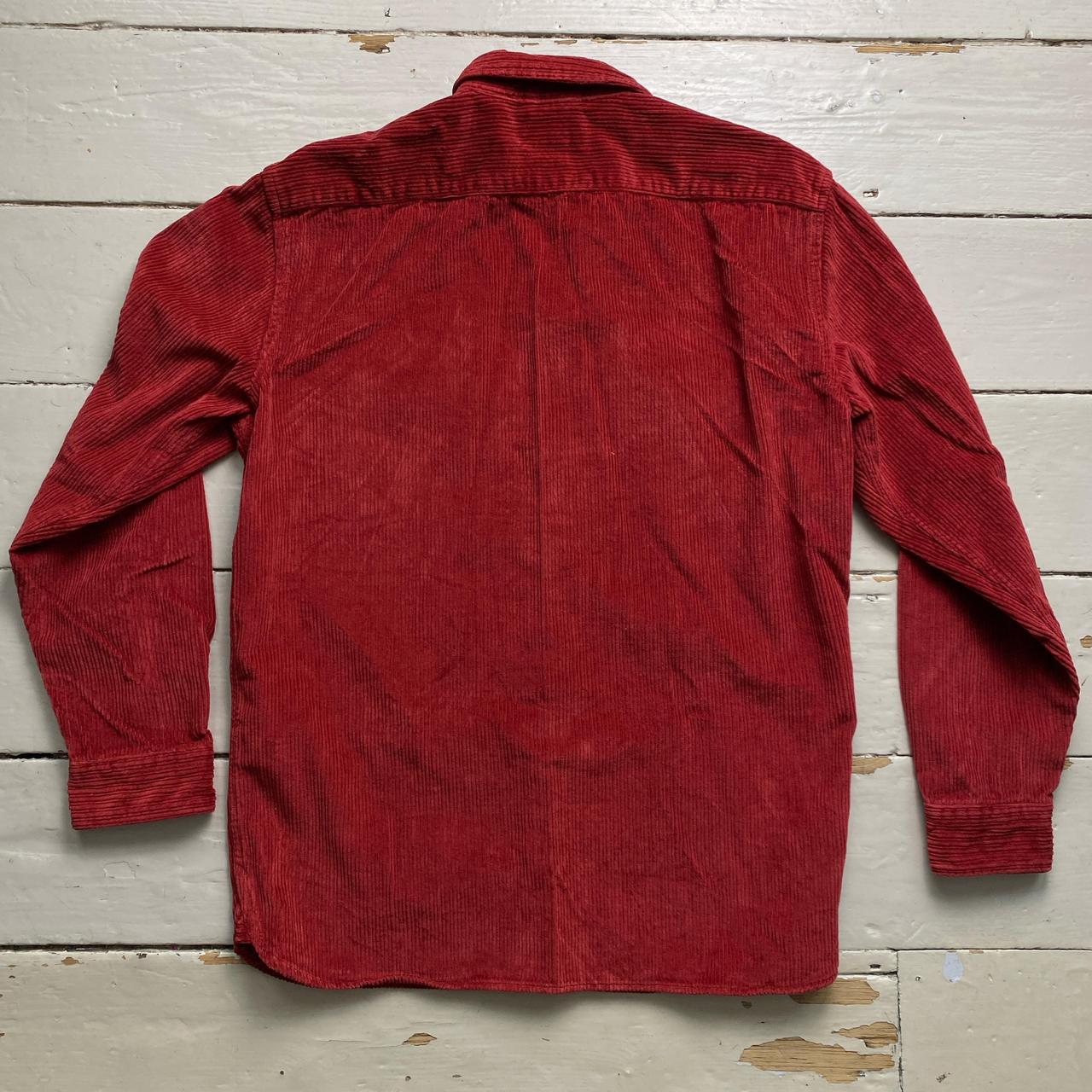 Levis Red Corduroy Long Sleeve Shirt