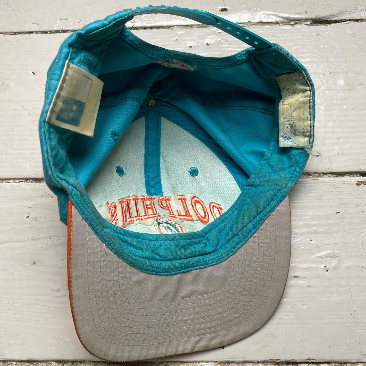 Miami Dolphins Vintage 90’s Turquoise Blue and Orange Cap