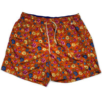 Polo Ralph Lauren Floral Orange Swim Trunk Shorts (XL)