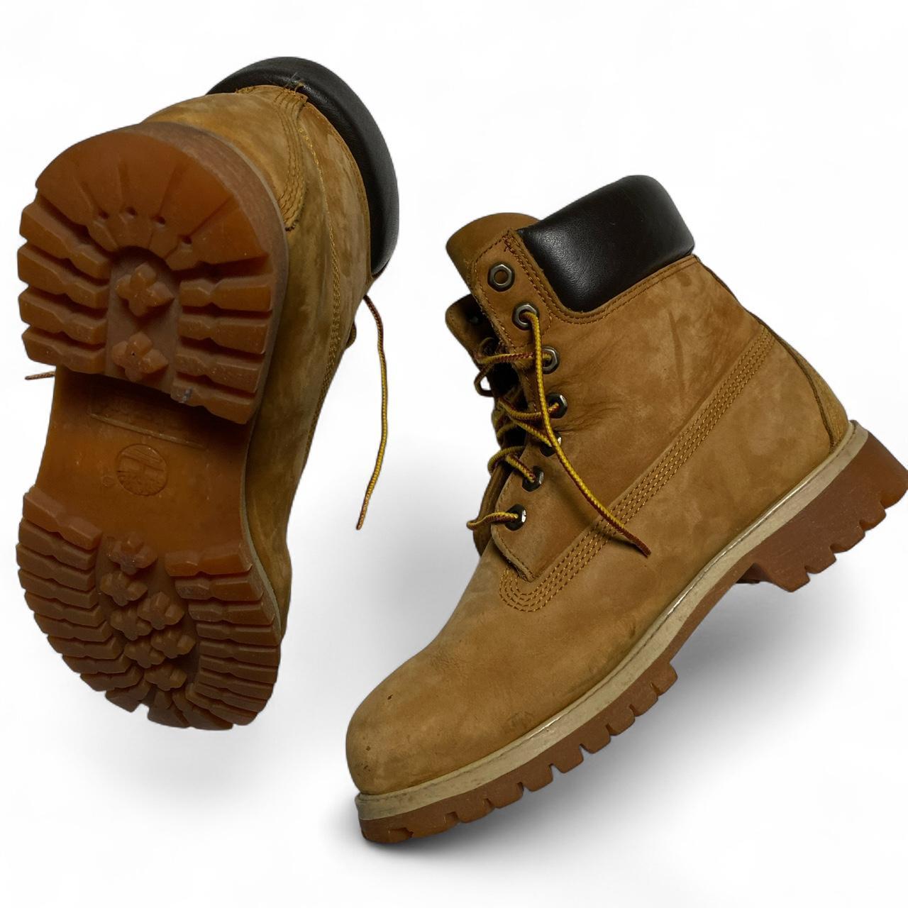 Timberland Nubuck Sand Brown High Top Boots