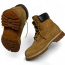 Timberland Nubuck Sand Brown High Top Boots
