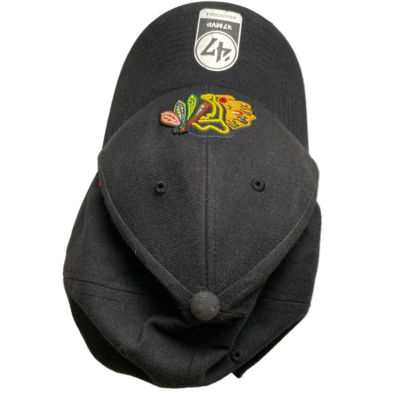Chicago Blackhawks NHL Red Indian Black Cap