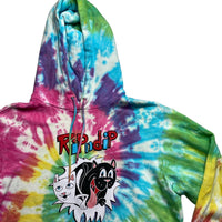 Rip n Dip Tie Dye Rainbow Must Be Nice Cats Hoodie (M)