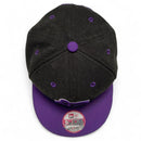 Yums New Era Smiley Snapback Black and Purple Cap