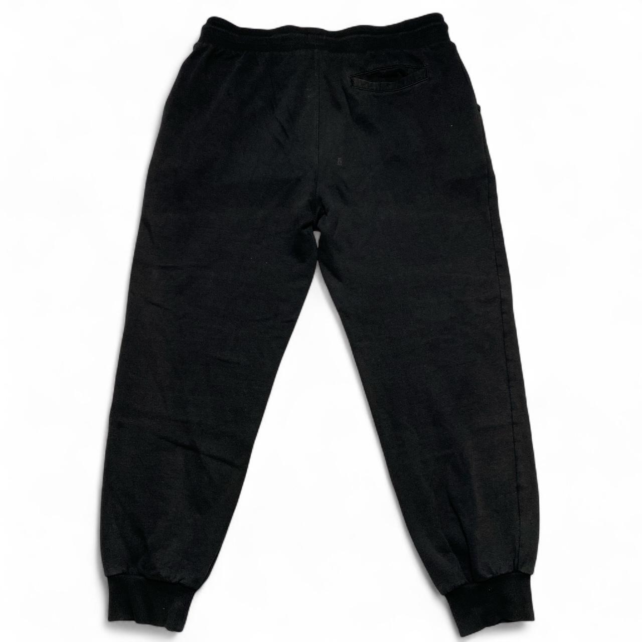 True Religion Black and Gold Baggy Joggers