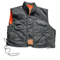Schott Vintage Vest Gilet Bomber Jacket (L)