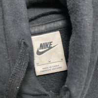 Nike Swoosh Spellout Black and White Hoodie (M)